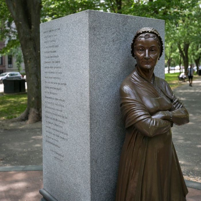 Abigail Adams Boston Womens Memorial Statue Comm Ave